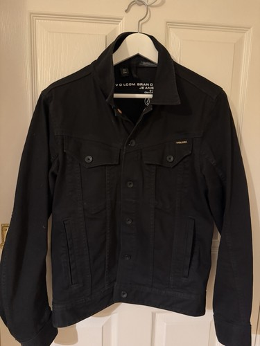 Volcom black denim - denim, jacket