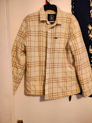 Volcom men plaid flannel - plaid,