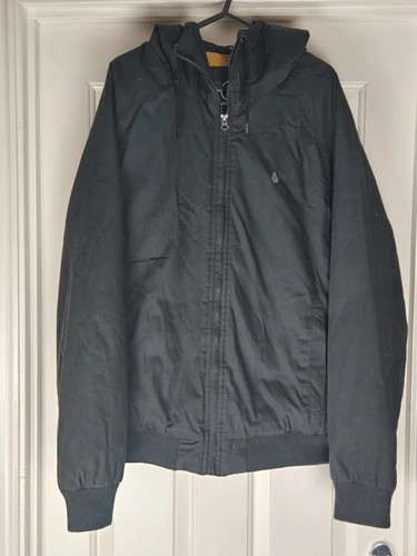 Volcom black hooded - volcom,