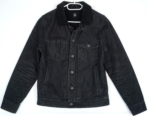 Volcom black denim sherpa - black,