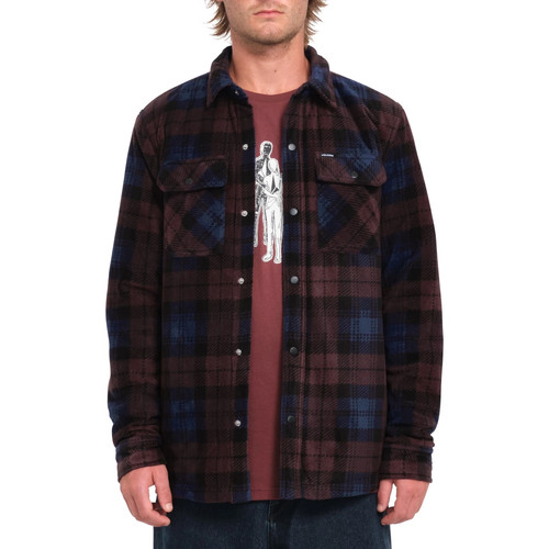Volcom bowered fleece merlot - bowered,